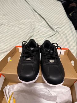 Nike Cortez Black White Size 6.5Y with OG Box