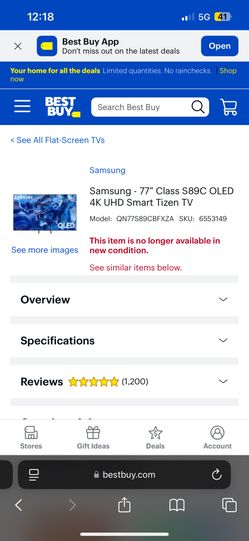 Samsung 77in S89