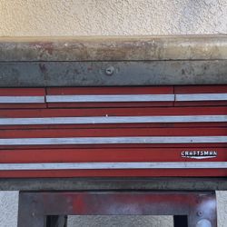 Vintage Craftsman 6 Drawer Top Tool Box Made In USA 