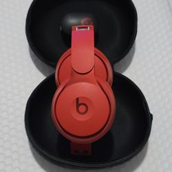 Beats by Dr. Dre Solo Pro (A1881) Noise Cancelling Bluetooth Headphones - Red