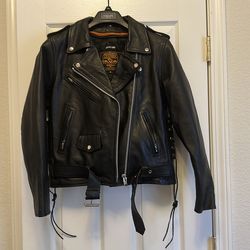 Milwaukee Leather Vintage Women’s  Classic Black Premium Motorcycle Jacket