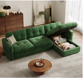 BRAND NEW STILL IN BOX !! Oversized L shaped Sofa with Storage