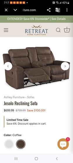Reclining sofa