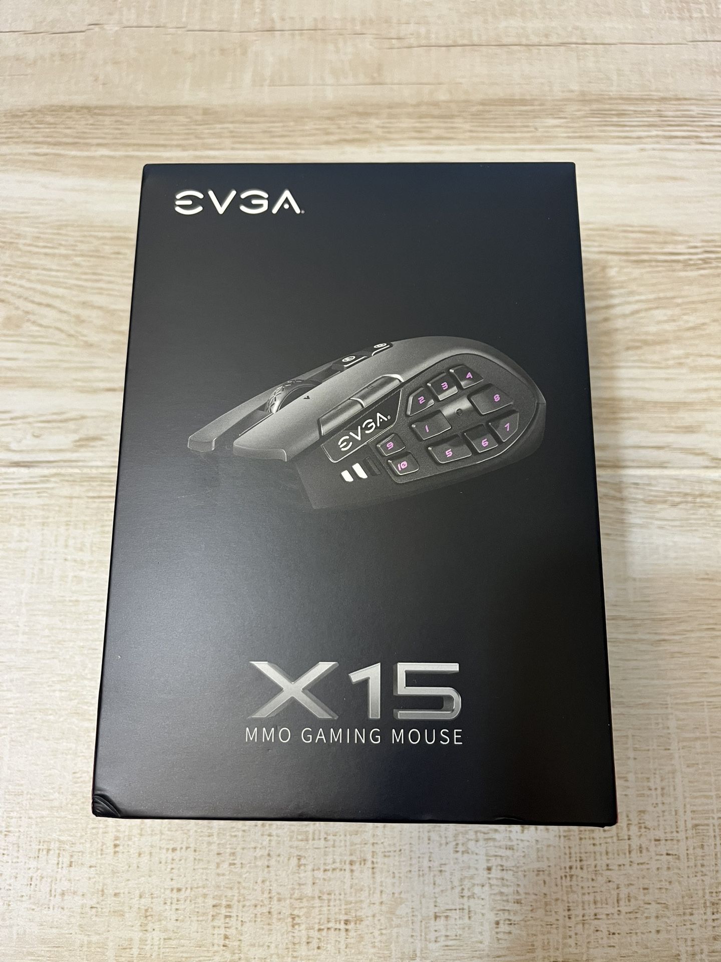 EVGA X15 Wired Gaming Mouse KR (Black, 15BK-KR)