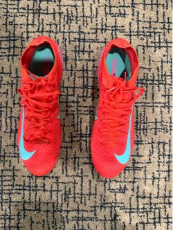 Nike Mercurial Soccer Cleats Red Teal elite fg men’s
