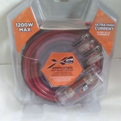 SCOSCHE 4 GAUGE OFC OXYGEN FREE COPPER 1200W CAR AMPLIFIER INSTALL KIT ( BRAND NEW PRICE IS LOWEST  )