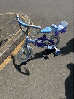 Toddler bike frozen