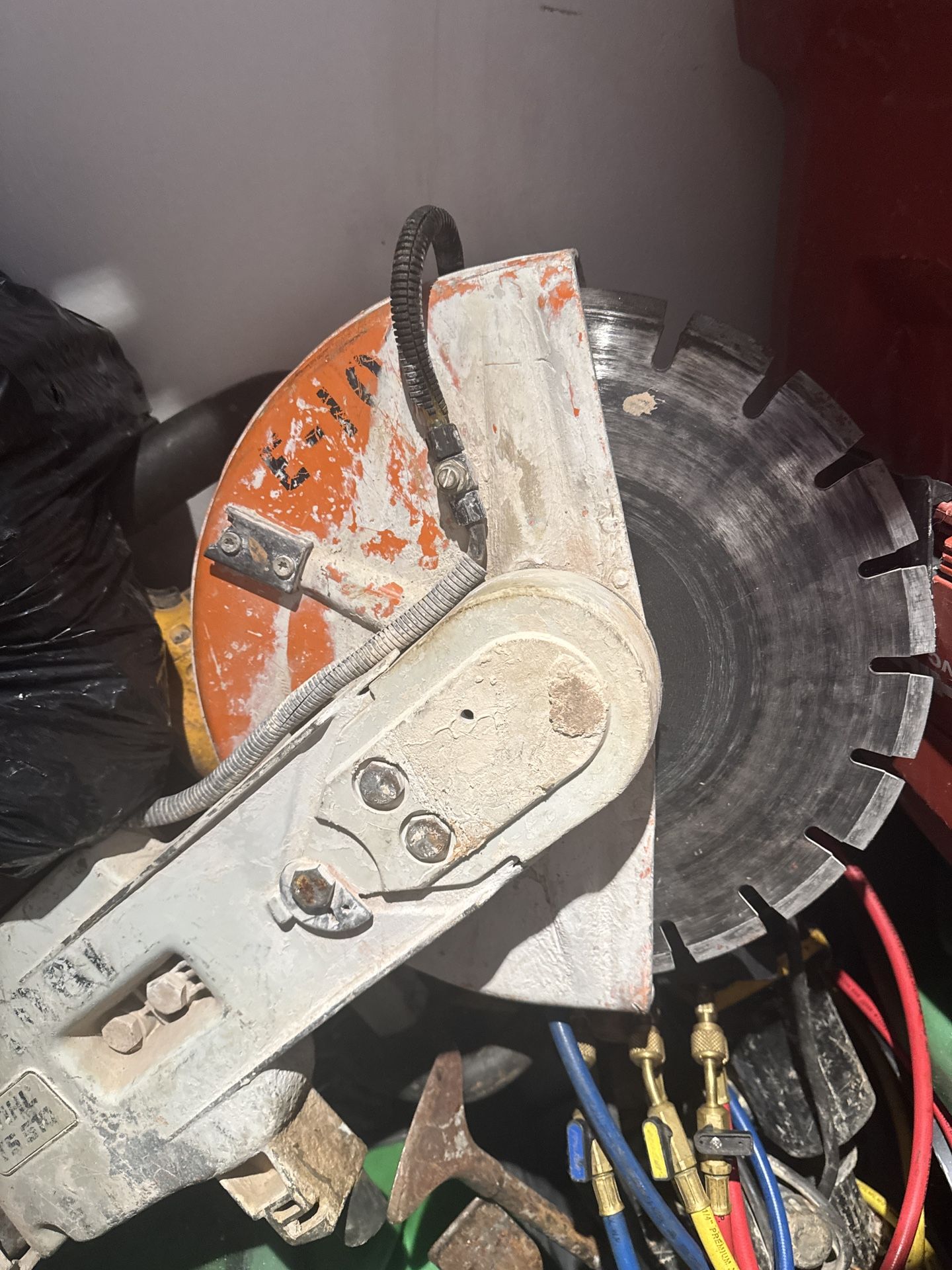 Concrete we saw STIHL ST 510 works fine - $650 Concrete Saw With A Blade