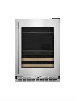 KitchenAid - 24" Beverage Center with Glass Door