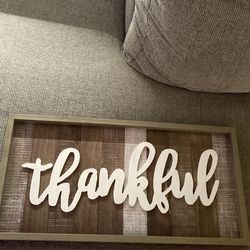 Thankful Sign 