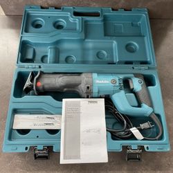 Makita JR3050T Reciprocating Saw Blue Corded w/ Case & 2 Blades