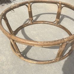 Free Papasan Chair and side table