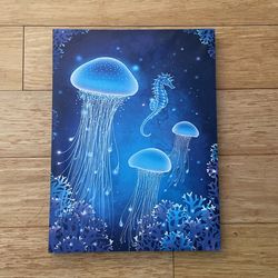Glow In The Dark Jellyfish Painting
