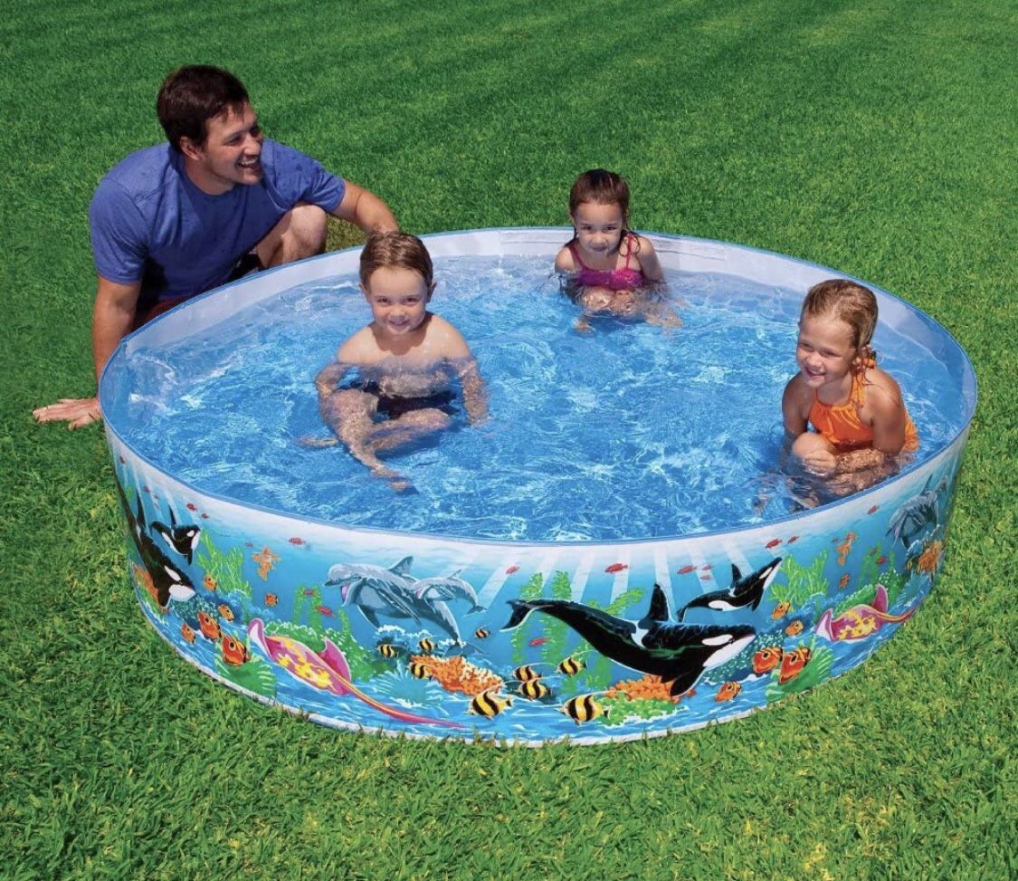 New intex 8ft x 18 inches deep snapset family pool. Pick up in Surprise, West valley.