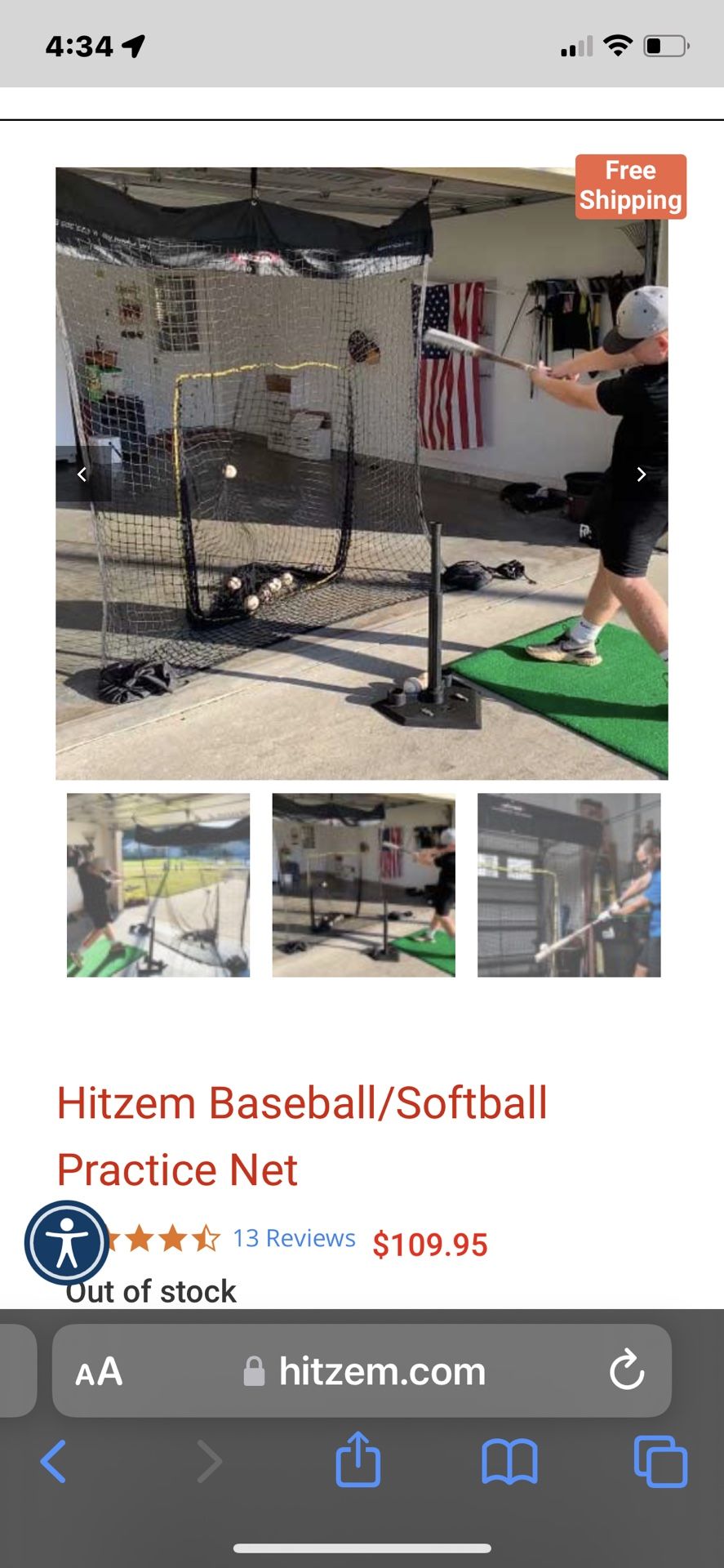  HITZEM: Baseball Net & Softball Net - Hitting