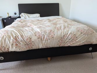 Black Modern Queen Bed Frame