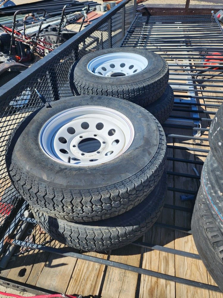 6 Lug Trailer Tire Set