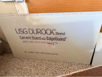 FREE Cement Board - Tile backerboard