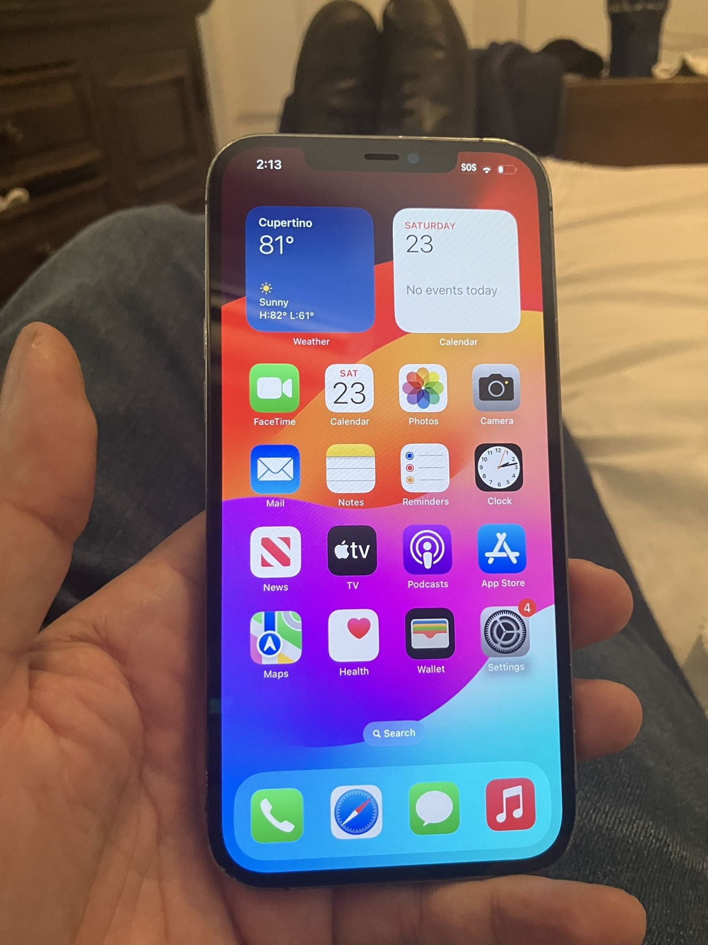 iPhone 12 Pro Max 128gb Sim Unlocked To Carrier. Para Toda Compania