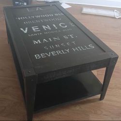 LA Neighborhoods Industrial Coffee Table