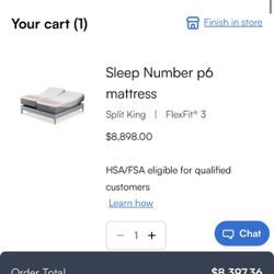 SLEEP NUMBER SPLIT KING P6 MATTRESS 