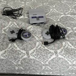 Super Nintendo System With 10 Foot Controller Extension