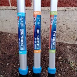 UNGER PROFESSIONAL Connect And Clean Telescopic Poles  12ft, 18ft, 24ft