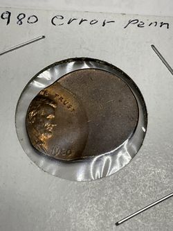 1980 Lincoln Cent mint Error uncirculated 