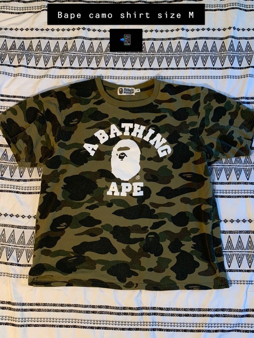 A Bathing Ape Green Camo 