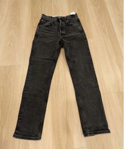 Agolde Riley High-Rise Straight Crop Jeans size 23