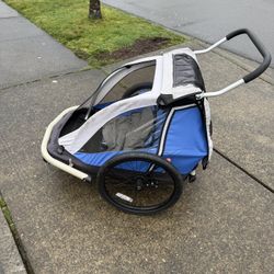 Kidsarooz Bike Attachment For Cycling Or Strolling Folding 