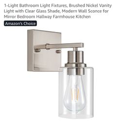 1-light Bathroom Light Fixtures 