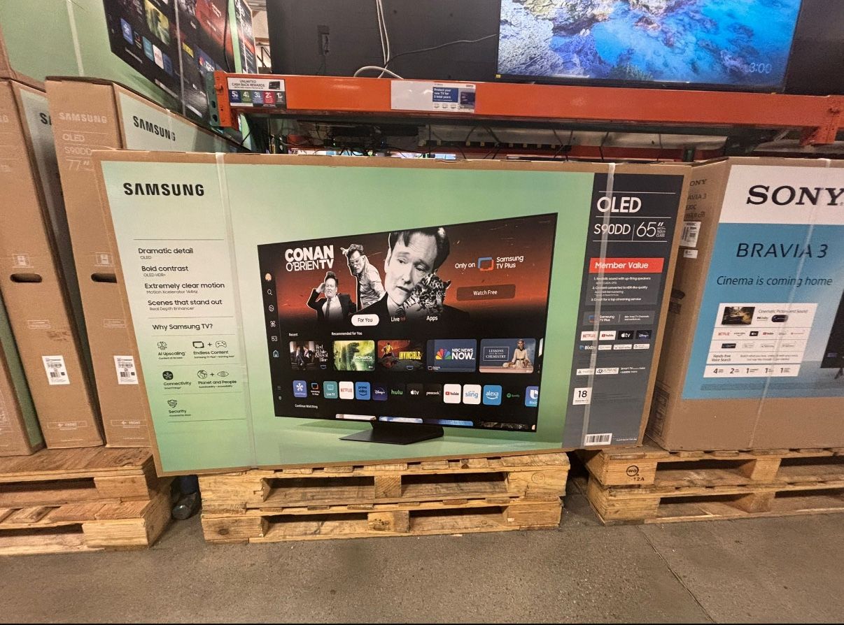65 “ Samsung Smart 4K QD-Oled HDR 144HZ Tv
