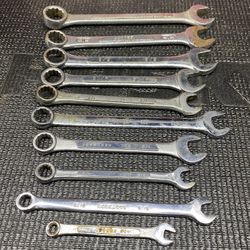 Lot Of Wrenches Misc Brands 10 Pcs