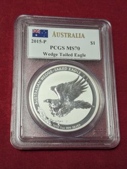 2015 Australia Wedge Tailed Eagle ~ PCGS MS70