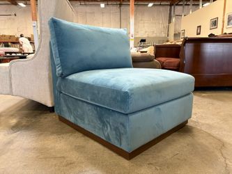 JOYBIRD Holt Armless Accent Chair in Royale Pantone