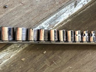 Craftsman 3/8 drive metric shallow 6 point sockets