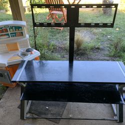 Glass Top TV stand 