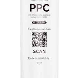 Stokk T1-Lite Countertop Reverse Osmosis System PPC Replacement Filter(RT1 Lite-PPC), Compatible with T1-Lite & E1 Series (NOT Compatible with T1), 6–