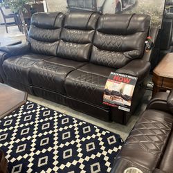 Three Piece Power Recliner Living Room Set