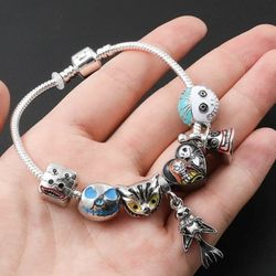 Nightmare B4 Christmas Jack Charm Bracelet 