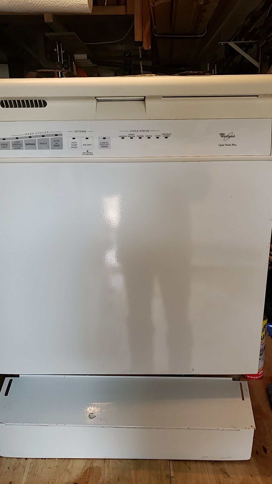 Whirlpool quick wash plus dishwasher