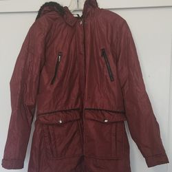 Red Rain Coat