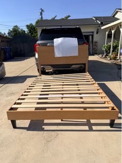 Queen bed -Headboard and frame