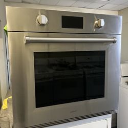 Wolf 30”Wide Built In Single Wall Oven Stainless Steel Electric
