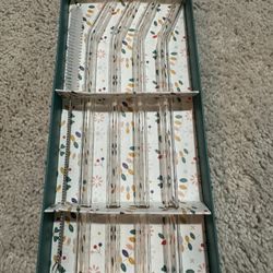 Hummingbird Glass Straws - never been used