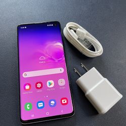 Unlocked Samsung S10 128GB Gray AT&T T-Mobile Metro PCs Cricket Verizon Straight Talk Cell Phone