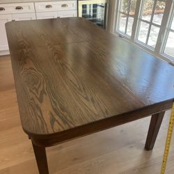 Brand New Solid White Oak Dinning Table 