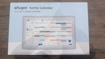 Snugee 15.6 Inch AI Digital Family Calendar
