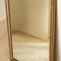 Beautiful Vintage Hanging Mirror with Detailed Frame